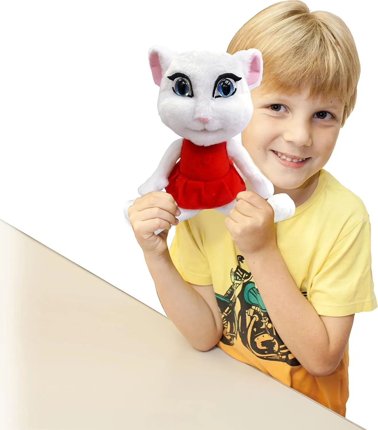 Talking Friends Talking Angela Animated Interactive Cuddly Plush Toy with Talkback 12 Inches / 30CM Tall