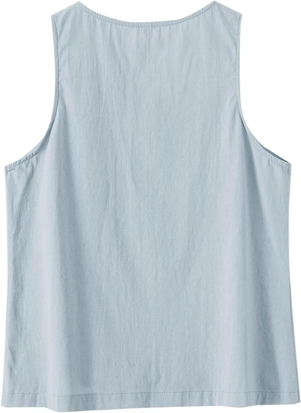 Tank Tops for Women 2025 Summer Crew Neck Women's Tank Tops Button Down Sleeveless Casual Vest Trendy Shirts 2025