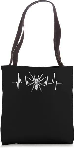 Tarantula Arthropod Arachnid Spider Pet - Heartbeat Tote Bag