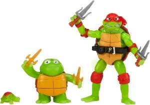 Teenage Mutant Ninja Turtles: Mutant Mayhem 4.5” Raphael Making of A Ninja Basic Action Figure by Playmates Toys
