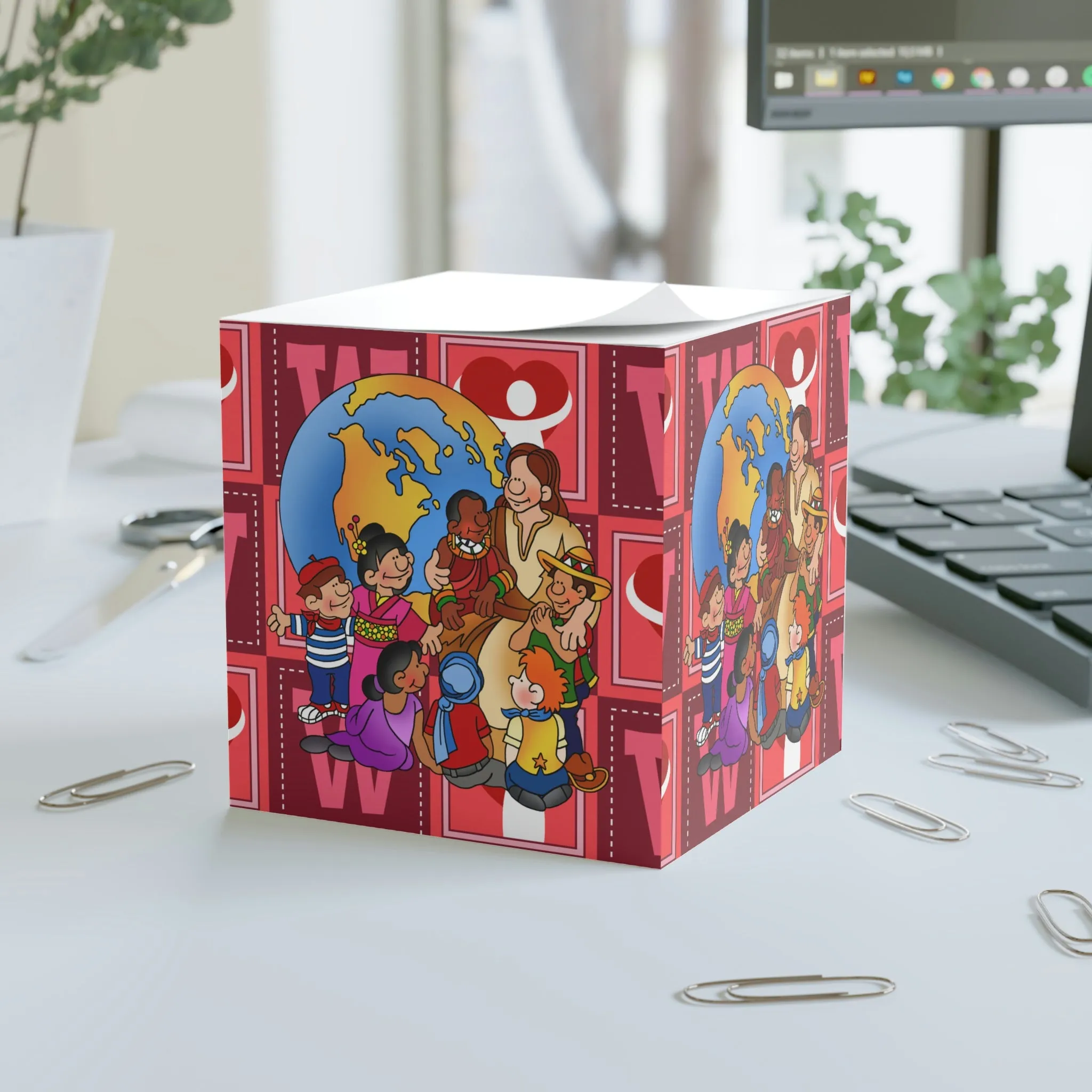 The Bible as Simple as ABC W Note Cube