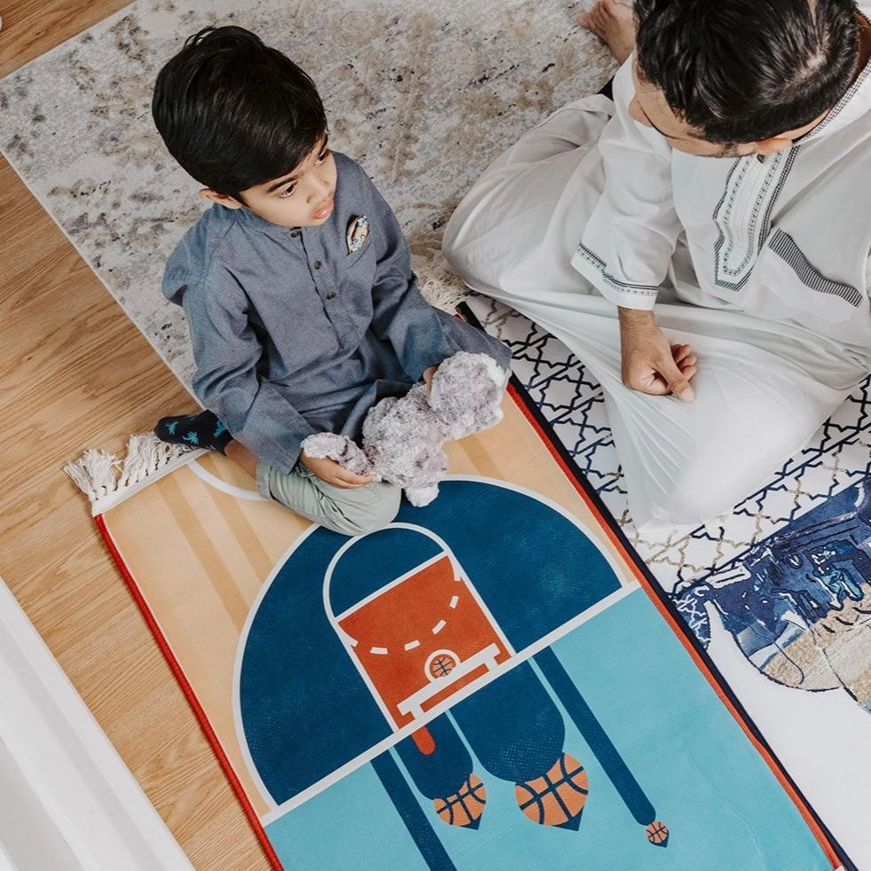 The 5 Point Play - Salah Prayer Mat by The Muslim Moon