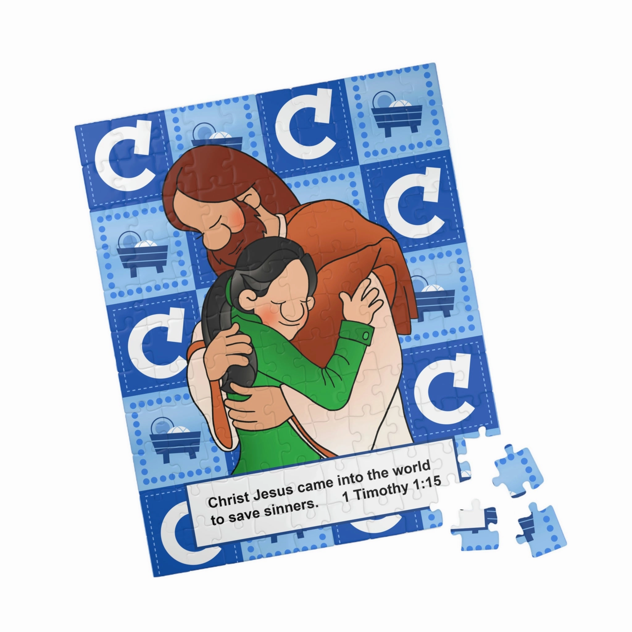 The Bible as Simple as ABC C Puzzle (110, 252, 500, 1014-piece)