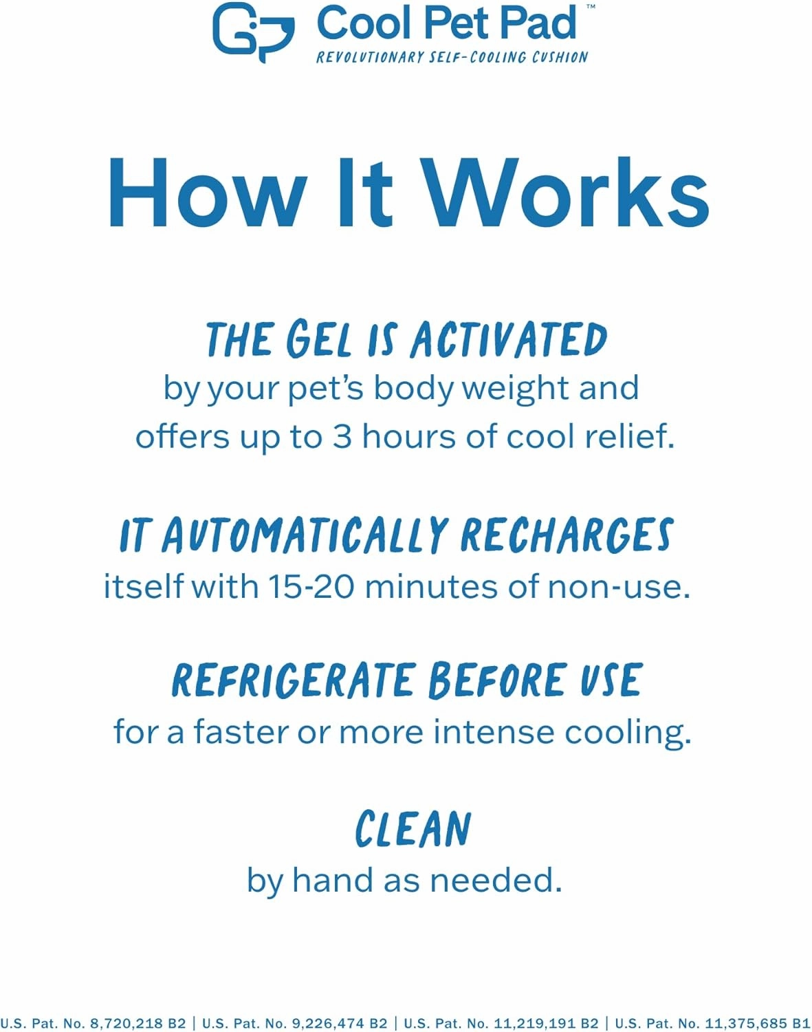 The Green Pet Shop Cool Pet Pad - Small, Sage Grey - Self-Cooling, Pressure Activated Mat for Dogs & Cats from 9-20 lbs - Non-Toxic Gel, No Water Needed