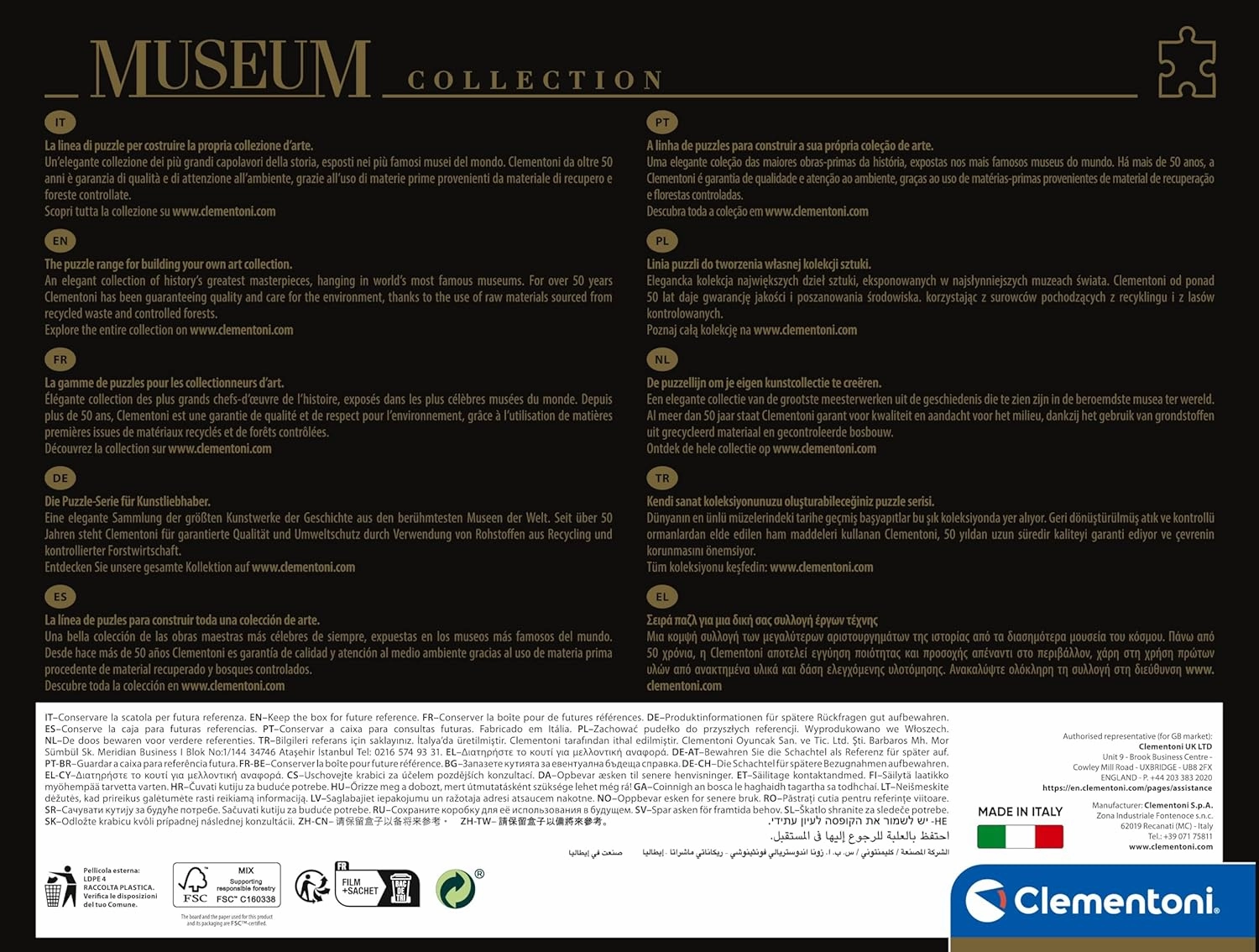 The Kiss 1000 Piece Klimt Jigsaw Puzzle