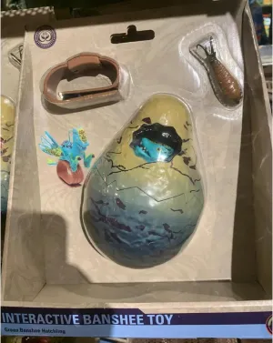 Theme Park Merchandise WDW DParks Interactive Banshee Toy Green Teal Banshee Hatchling Egg