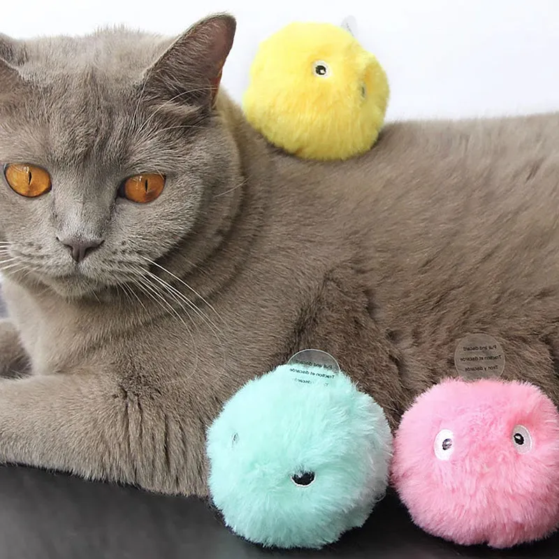 Three-color Sounding Plush Cat Toys