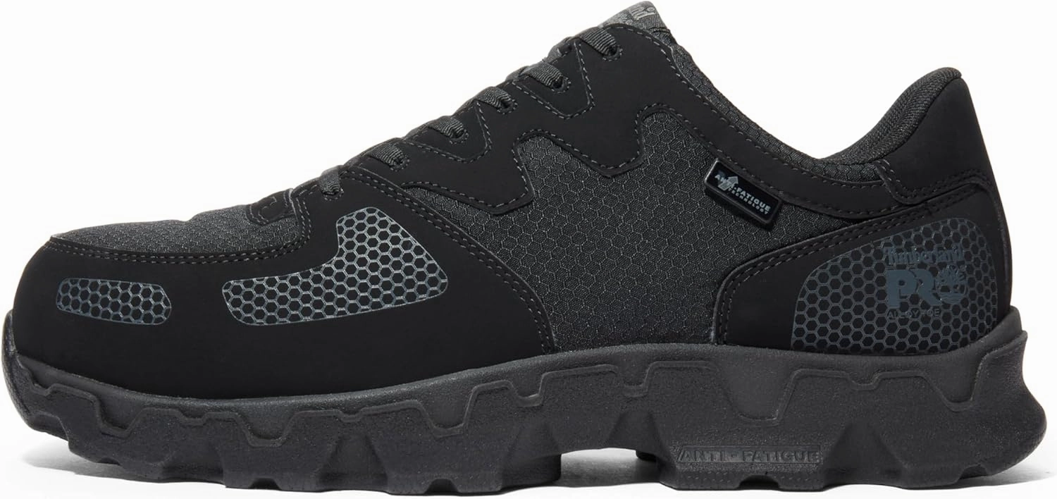 Timberland PRO Men's Powertrain Alloy Safety Toe Static Dissipative Industrial Athletic Work Shoe