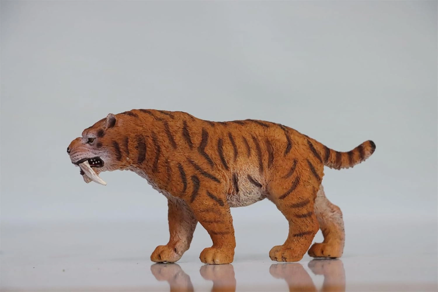 TNG Machairodus Model Realistic Prehistoric Animal Collector Home Decoration Gift