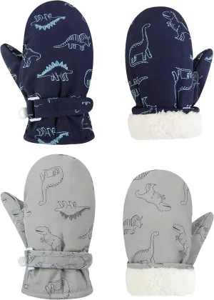 Toddler Mittens Lined Fleece Snow Gloves for Boys Girls Kids Winter Ski Gloves Baby Mittens