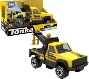 Tonka 06036 Steel Classics Tow Truck, Construction Truck Toy for Children, Kids Construction Toys for Boys and Girls, Interactive Vehicle Toys for Creative Play, Toy Trucks for Children Aged 3  