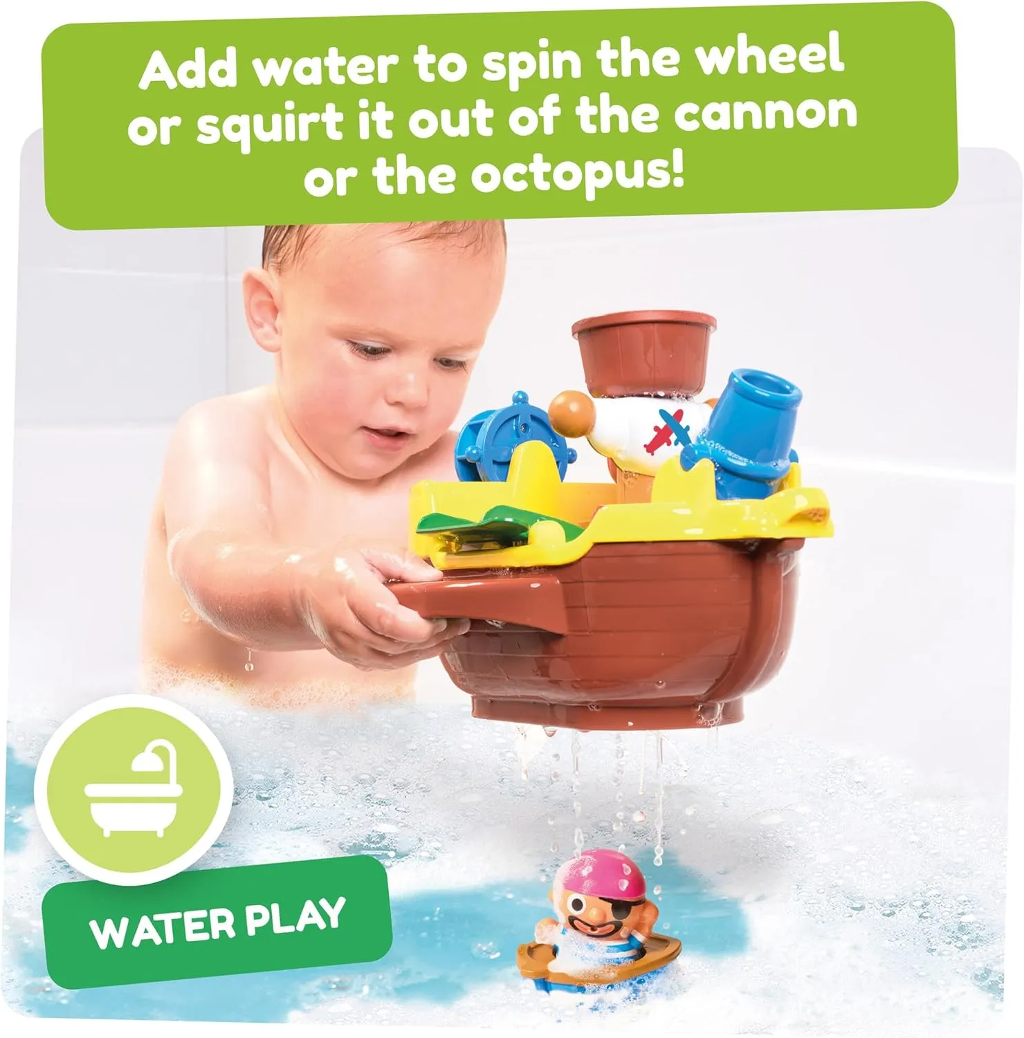 Toomies Pirate Ship Bath Toy