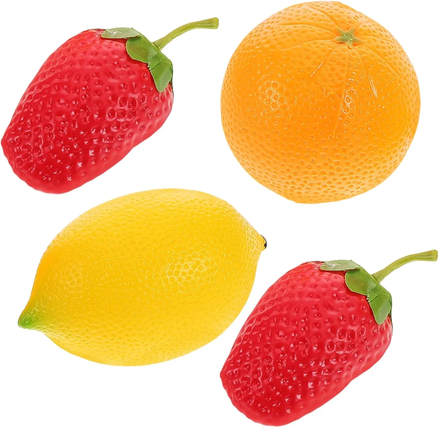 Toyvian 4pcs Fruit-shaped Maracas for Boys and Girls Interactive Percussion Instruments for Cognitive Development and Parent-boy Girl Communication Sturdy Bright and Fun Toys for Toddlers