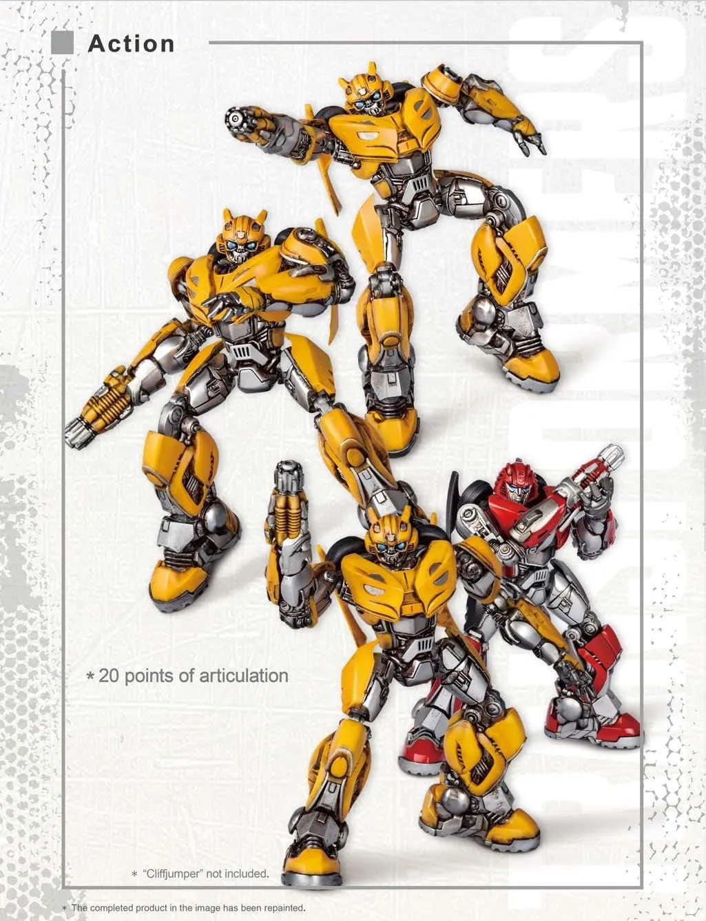 Transformers Bumblebee Figure Model Kit – B-127 Cybertron Easy to Assemble 3D Articulated Action Pre Painted Collectible Series Toys Hobby 08117