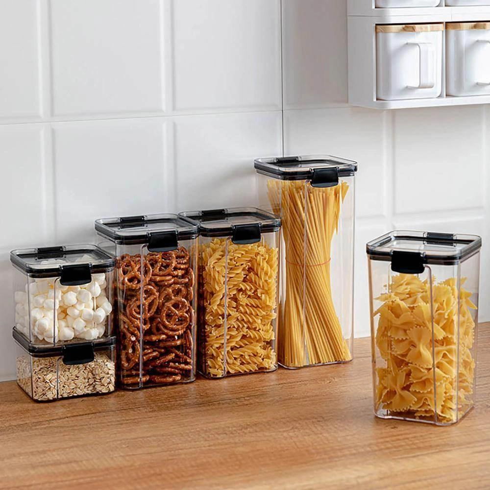 Transparent Grain Storage Container - Airtight Food Organizer