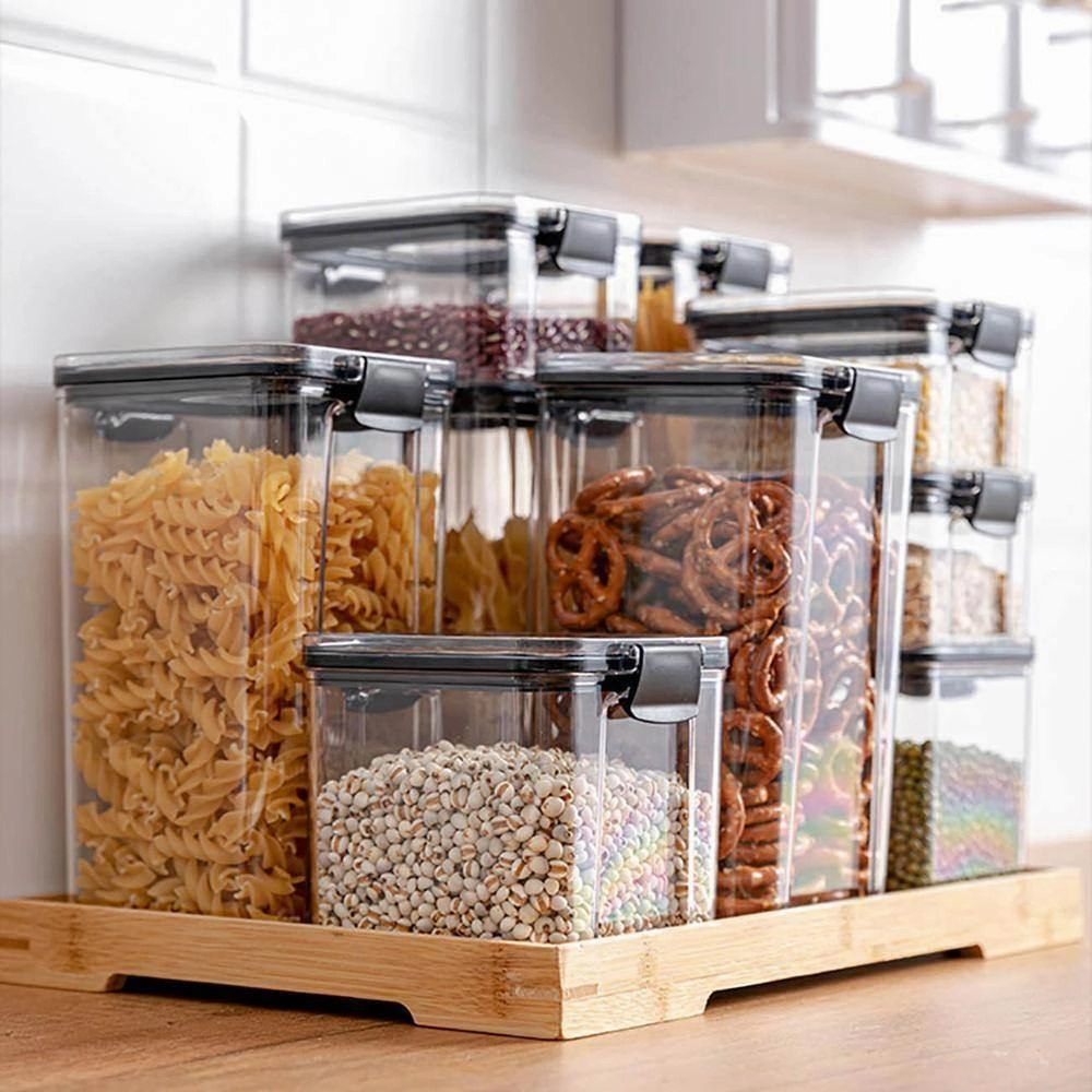 Transparent Grain Storage Container - Airtight Food Organizer