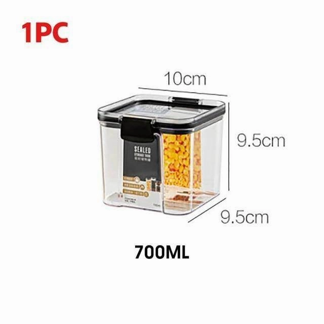 Transparent Grain Storage Container - Airtight Food Organizer
