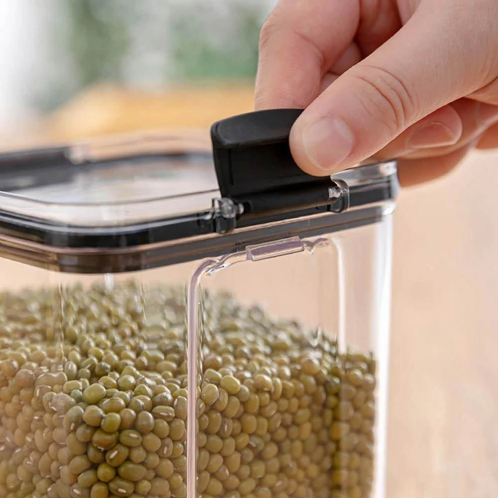 Transparent Grain Storage Container - Airtight Food Organizer