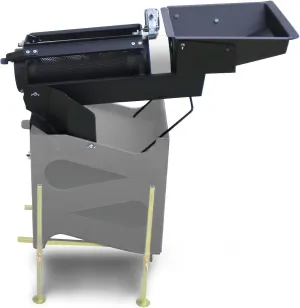 Trommel with Adjustable Pitch and Low Energy 12V Gear Motor