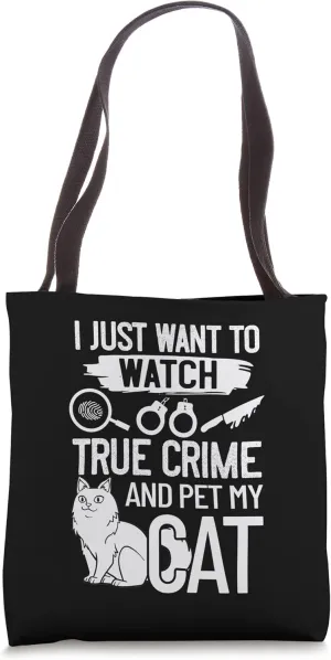 True Crime Podcast Documentaries Story Movies Series Tote Bag