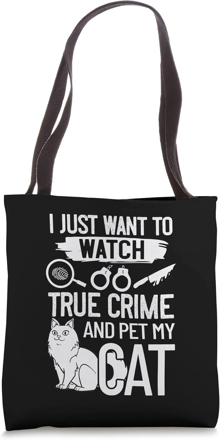 True Crime Podcast Documentaries Story Movies Series Tote Bag