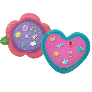 Tummy Time Mat Combo Pack: XL Inflatable Water Play Mat (Princess Heart & Flower) with Sensory Toys for Motor Skills Development – Perfect for Infants & Toddlers 6  Months