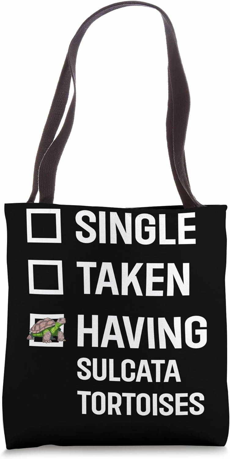 Turtle Owner African Spurred Tortoise Sulcata Tortoise Tote Bag
