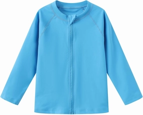 Ubestyle Boys and Girls UPF 50  Long Sleeve Zip Rash Guard Swim Shirt Top Baby Toddler Swimsuits Sun Protection