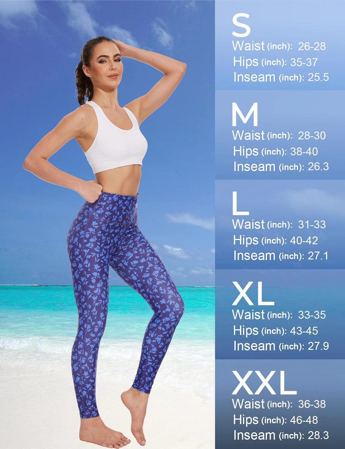 Ubestyle UPF 50  High Waist Women's Swim Pants Swim Leggings Swimming Tights Rash Guard Pants Sun Protective