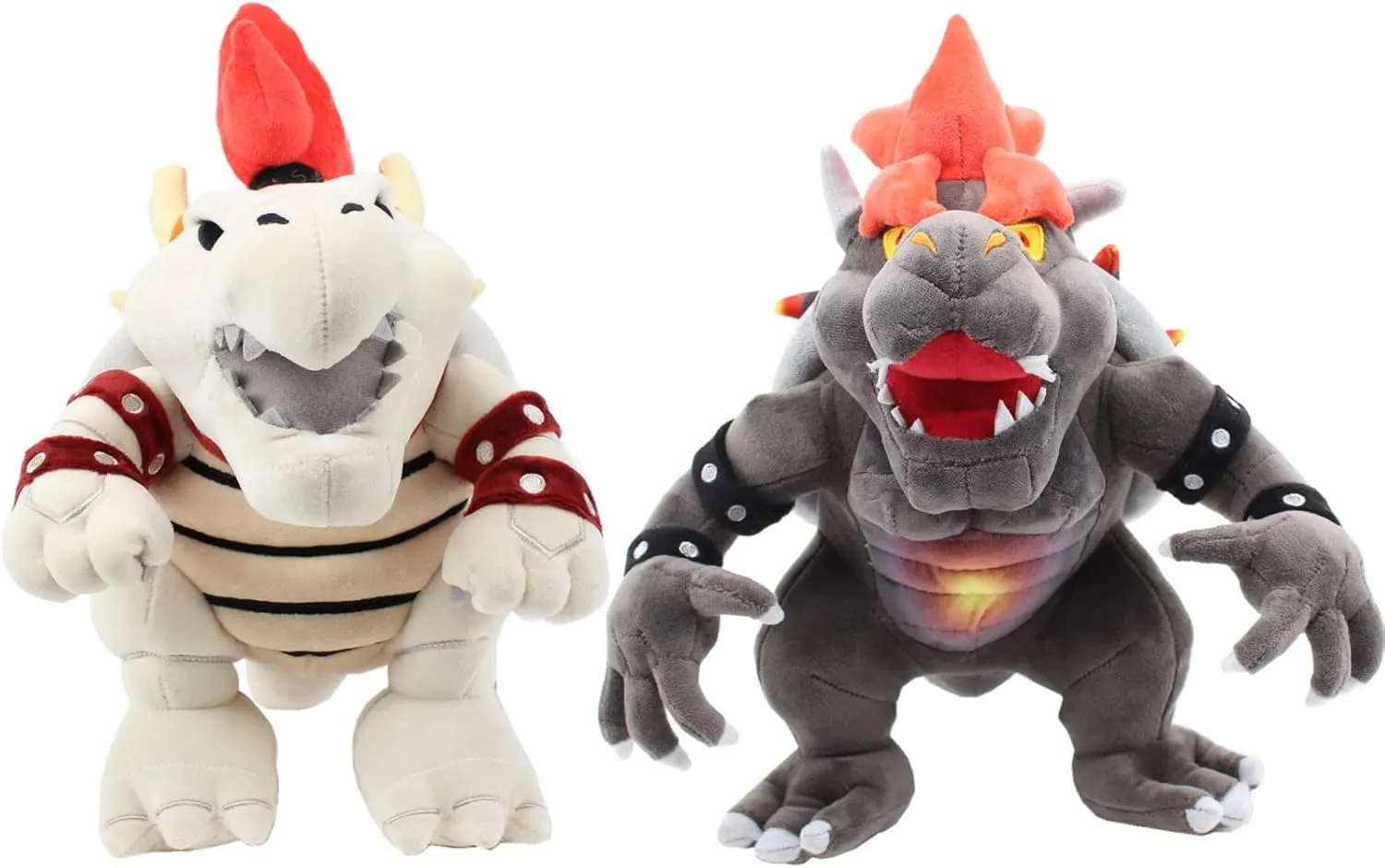 uiuoutoy Dry Koopa & Fury Koopa Plush Toys Stuffed Animal Doll 12'' Set