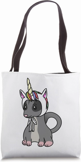 Unicorn Hat Sugar Glider Pet Tote Bag