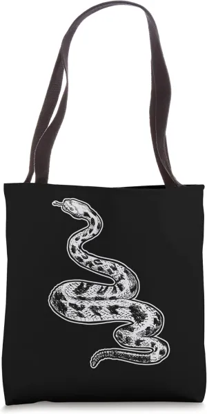 Vintage Ophiology South American Rattle Snake Tote Bag