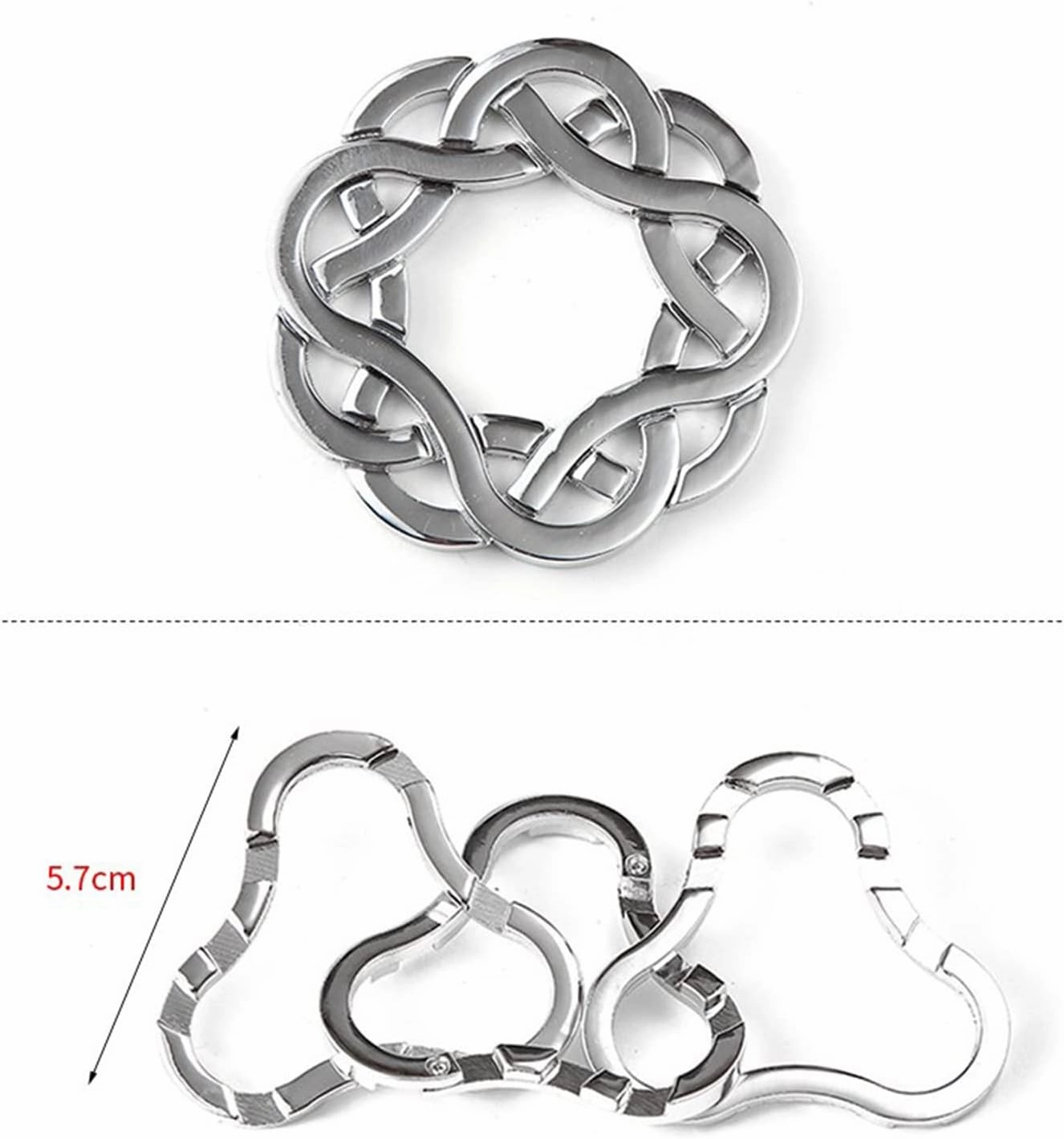 VolksRose 15pcs Brain Teaser Puzzles, Metal Wire Puzzles Set, Mind Smart Game IQ Challenge Puzzle Games, Educational IQ Test Unlock Interlocking Toy Lock Puzzles Gift for Adults Teenagers