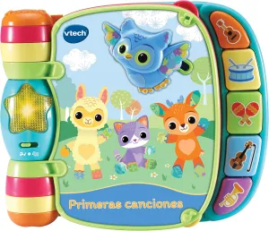 VTech Baby - First Songs | Interactive Learning Book | Baby Toy   6 Months | Multicolor | ESP Version