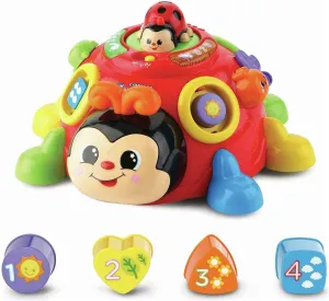 VTech Crazy Legs Learning Bug, Educational Toys with Learning Games, Shape Sorter Toy with Music, Baby Interactive Toy Suitable for Boys and Girls 12 Months & Over
