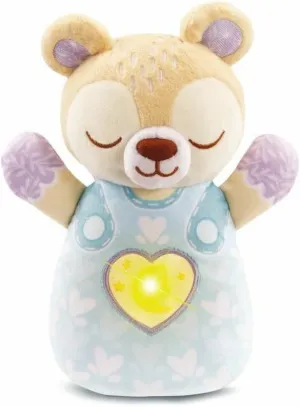 VTech - My Lumi Dodo Blue Teddy Bear, Baby Teddy Bear with Nomadic Musical Night Light, Lullabies, White Sounds and Nature Sounds Machine Washable, Newborn Gift