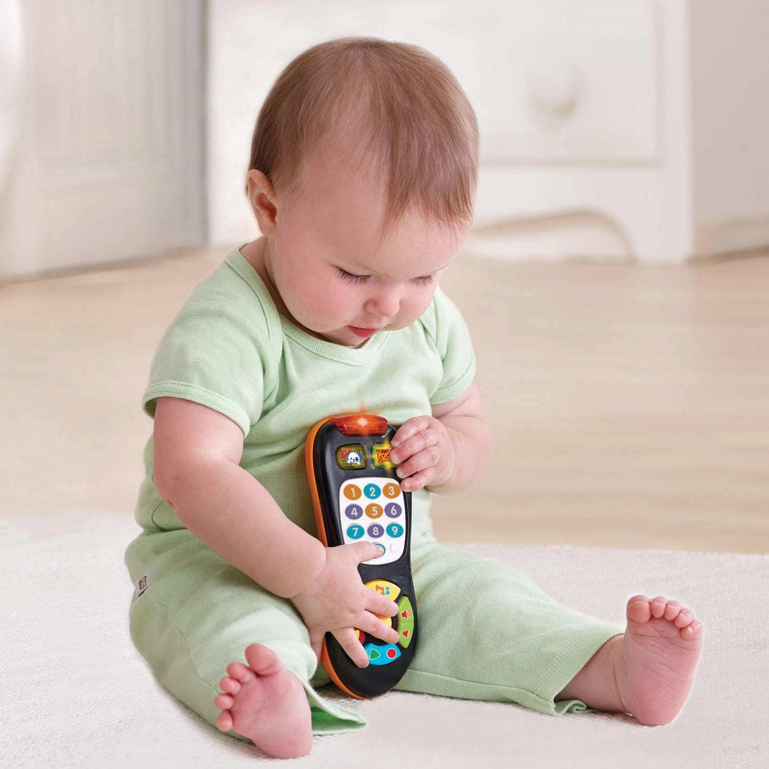 VTech Click and Count Remote (Frustration Free Packaging), Black, 2.95 x 6.69 x 1.38 Inches