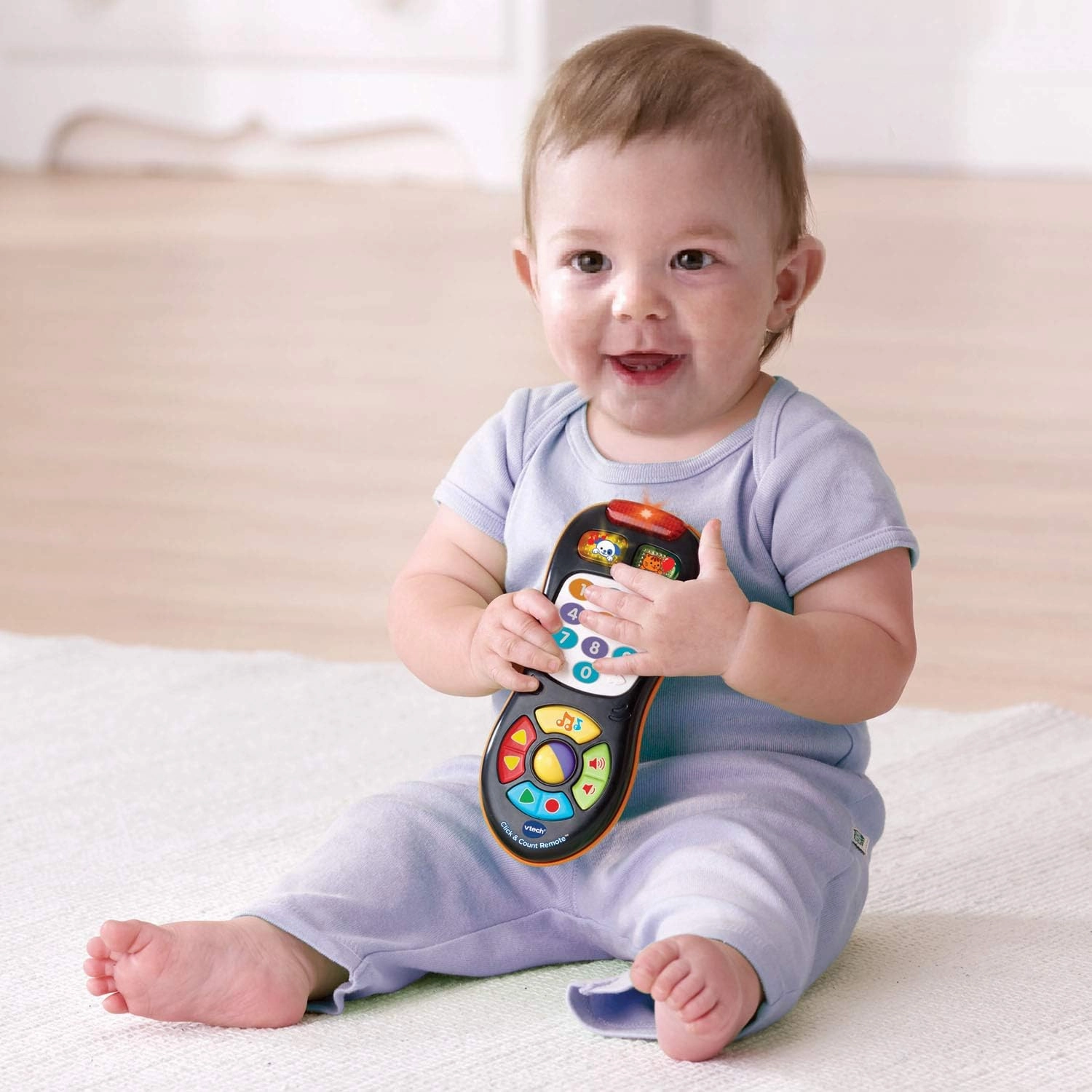VTech Click and Count Remote (Frustration Free Packaging), Black, 2.95 x 6.69 x 1.38 Inches