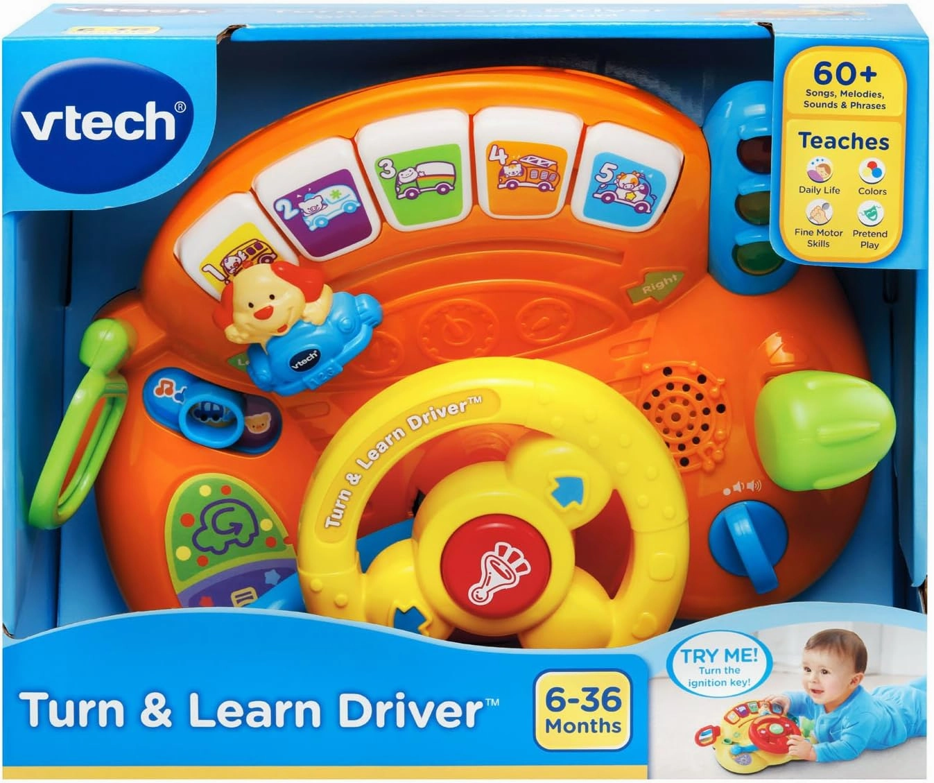 VTech Turn and Learn Driver, Orange