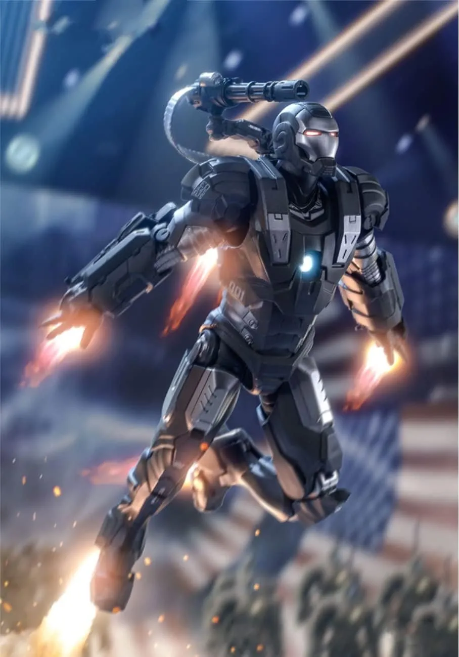 War Machine Mark1 Action Figure-2022 New Released 7 Inch Deluxe Painting Exquisite Collection Movable Model Toys (War Machine Mark1)