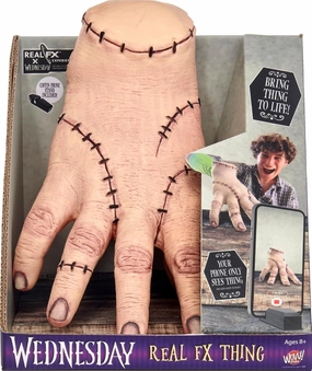 Wednesday - The Thing - Special Effects Hand - Interactive Toy - Movie Characters Wednesday - Works with Mobile App - for Kids Aged 8 