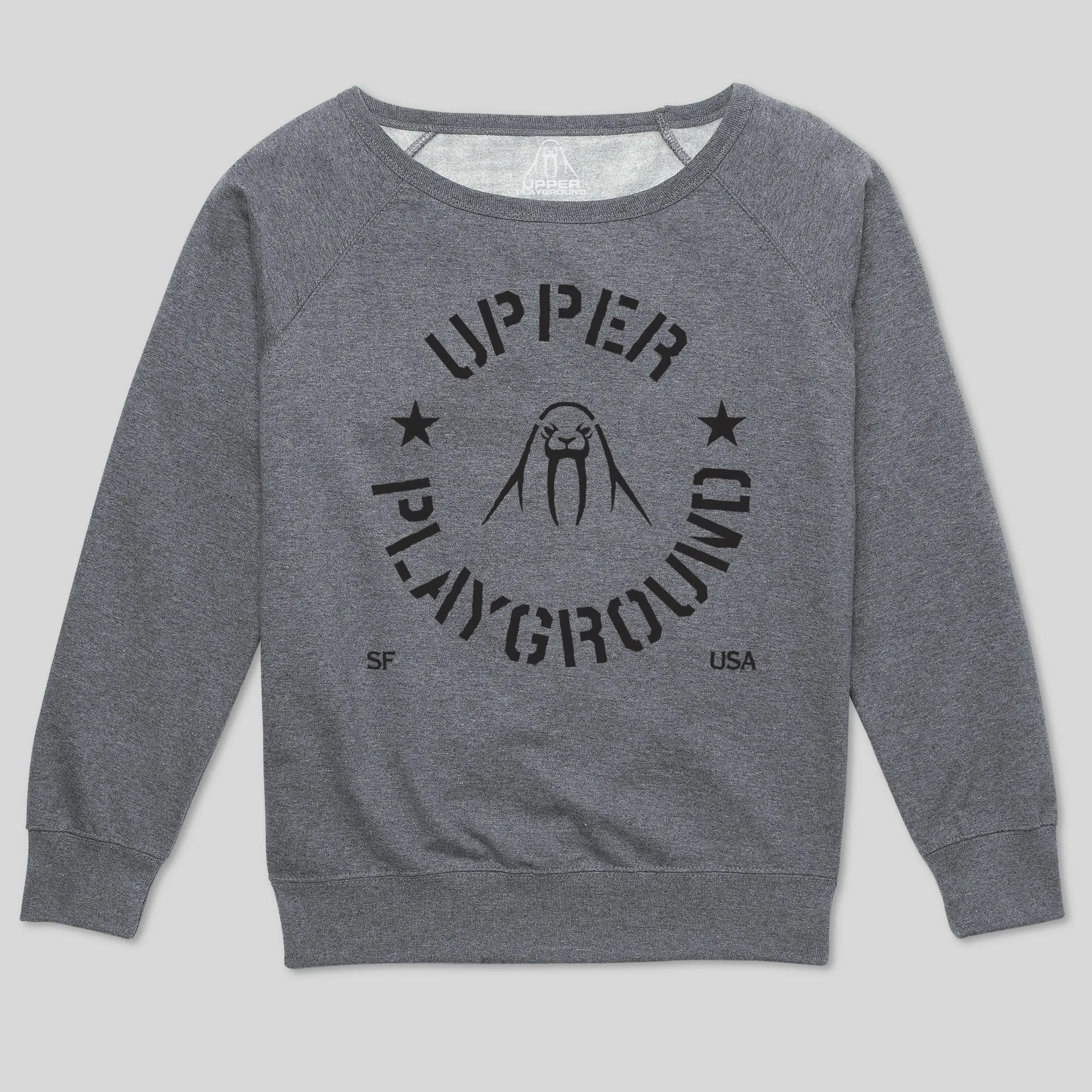WINGER WOMEN'S SCOOP NECK SWEATSHIRT