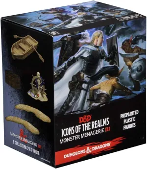 WizKids Dungeons and Dragons: Icons of The Realms: Monster Menagerie 3 - Pre Painted Plastic Figures Booster Box