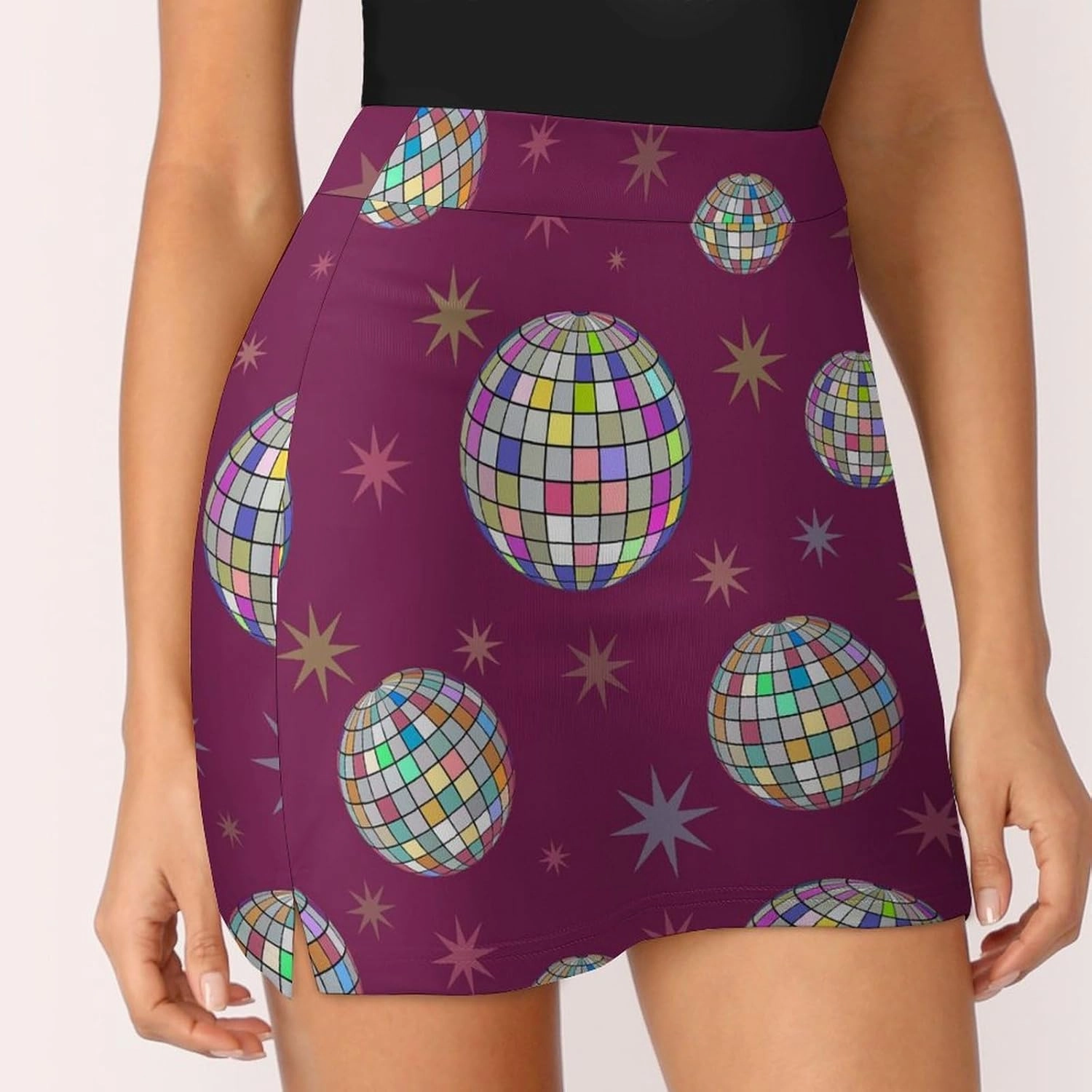 Women's Tennis Skirt Anti-Peek Workout Skorts with Built-in Shorts Pocket for Gym Golf Running