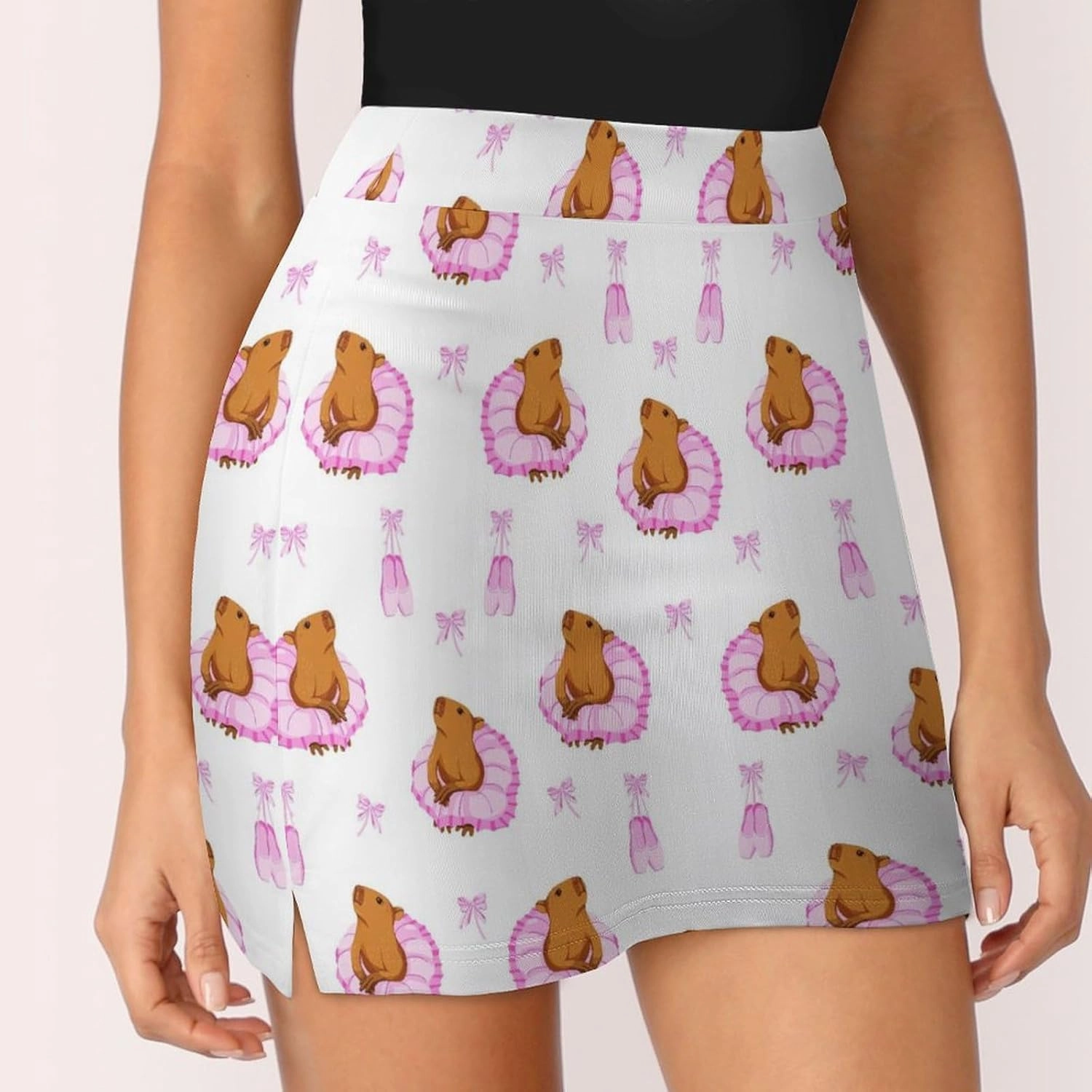 Women's Tennis Skirt Anti-Peek Workout Skorts with Built-in Shorts Pocket for Gym Golf Running