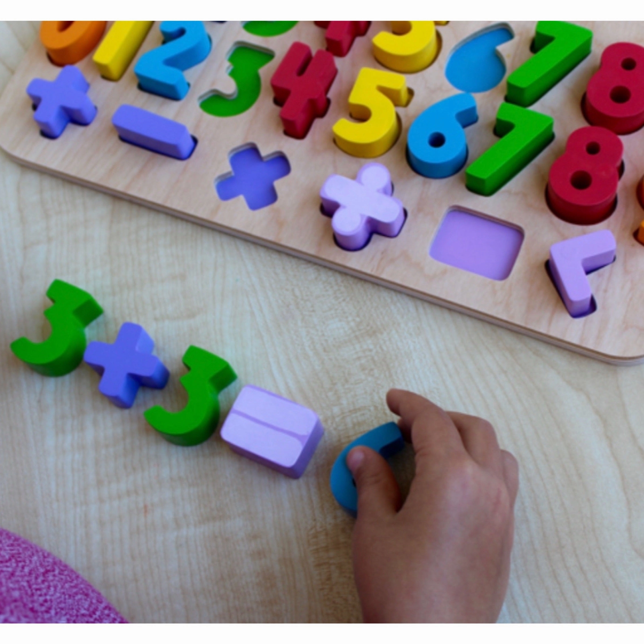 Wooden Mathematics Puzzle