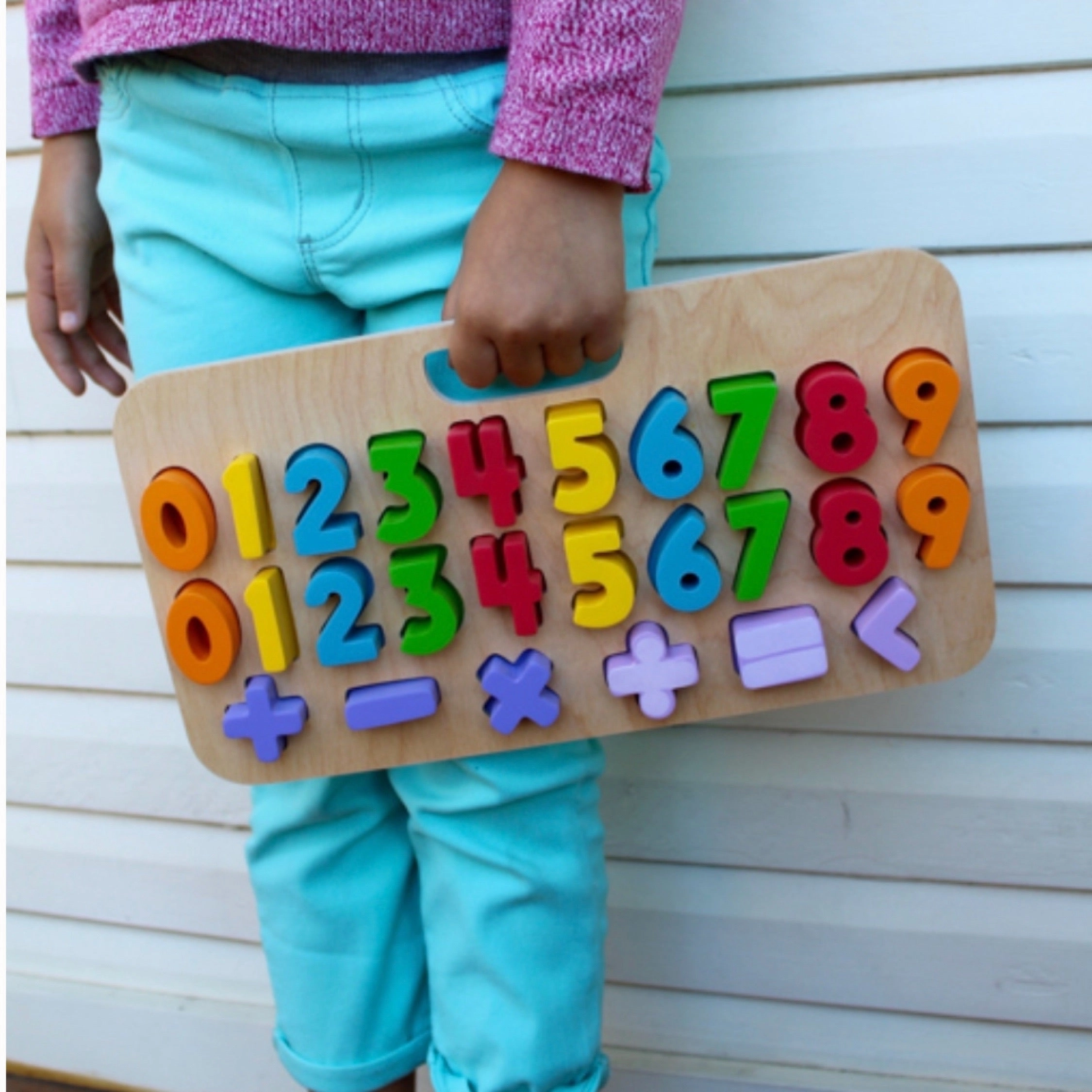 Wooden Mathematics Puzzle