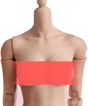 Worldbox Girls Body 1/6 Scale Female Accessories Large Breasts D Cup for 12 Inch Woman Action Figure Light Tan