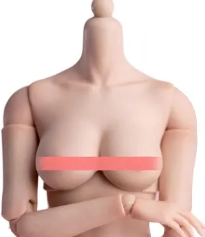 Worldbox Girls Body 1/6 Scale Female Accessories Large Breasts D Cup for 12 Inch Woman Action Figure White