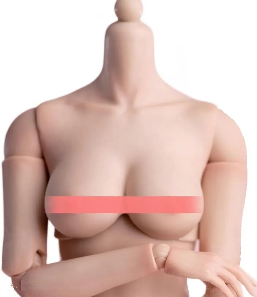 Worldbox Girls Body 1/6 Scale Female Accessories Large Breasts D Cup for 12 Inch Woman Action Figure White